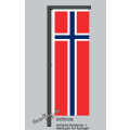 Hochformats Fahne Norwegen