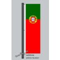 Hochformats Fahne Portugal