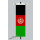 Banner Fahne Afghanistan 80x200 cm ohne Ringbandsicherung