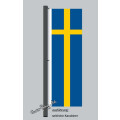 Hochformats Fahne Schweden