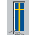Hochformats Fahne Schweden