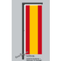 Hochformats Fahne Spanien ohne Wappen