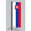Hochformats Fahne Slowakei