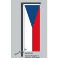 Hochformats Fahne Tschechien