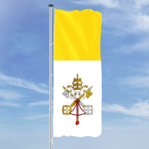 Hochformats Fahne Vatikan