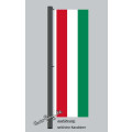 Hochformats Fahne Ungarn ohne Wappen