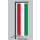 Hochformats Fahne Ungarn ohne Wappen