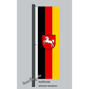 Hochformats Fahne Niedersachsen