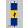 Banner Fahne Barbados 80x200 cm ohne Ringbandsicherung