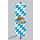 Banner Fahne Bayern Raute mit Wappen 80x200 cm mit Ringbandsicherung