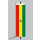 Banner Fahne Bolivien mit Wappen 80x200 cm ohne Ringbandsicherung