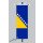 Banner Fahne Bosnien & Herzegowina 80x200 cm ohne Ringbandsicherung