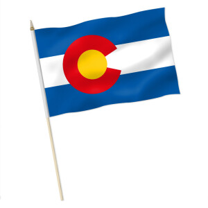 Stock-Flagge : Colorado / Premiumqualität