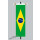 Banner Fahne Brasilien 80x200 cm ohne Ringbandsicherung