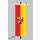 Banner Fahne Burgenland mit Wappen 100x300 cm mit Ringbandsicherung