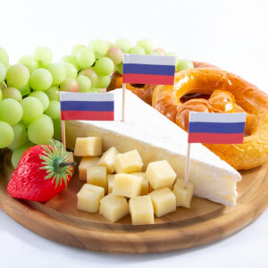 Russische Zahnstocher mit Fahne