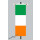 Banner Fahne Irland 80x200 cm ohne Ringbandsicherung