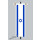 Banner Fahne Israel 80x200 cm ohne Ringbandsicherung