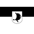 Tischflagge 15x25 : Ostpreußen / Ostpreussen Landsmannschaft
