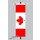 Banner Fahne Kanada 80x200 cm ohne Ringbandsicherung