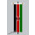 Banner Fahne Kenia 80x200 cm ohne Ringbandsicherung