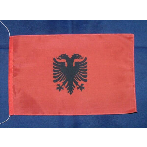 Tischflagge 15x25 : Albanien