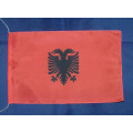 Tischflagge 15x25 Albanien