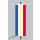 Banner Fahne Mecklenburg Vorpommern ohne Wappen 100x300 cm mit Ringbandsicherung