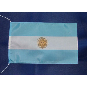 Tischflagge 15x25 : Argentinien
