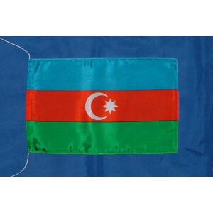 Tischflagge 15x25 : Aserbaidschan