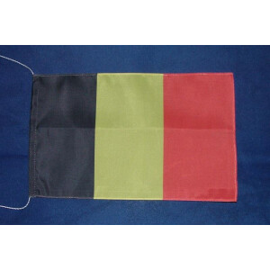 Tischflagge 15x25 : Belgien