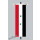 Banner Fahne Syrien 80x200 cm ohne Ringbandsicherung