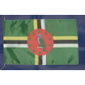 Tischflagge 15x25 Dominica