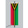 Banner Fahne Vanuatu 80x200 cm ohne Ringbandsicherung