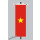 Banner Fahne Vietnam 80x200 cm ohne Ringbandsicherung