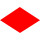 Signalflagge F - Foxtrott 48x40 cm