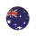 Australien mit Känguru - Teller