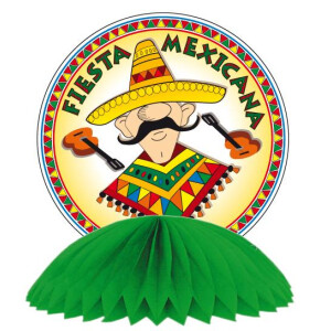 Tischaufsteller Mexico, Fiesta Mexicana Wabenständer