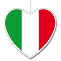 Deckenhänger Italien Herz, 15 cm
