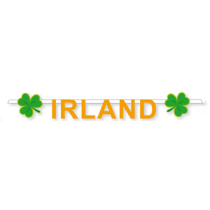 Buchstabenkette : Irland mit Kleeblättern