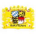 Patch zum Aufbügeln oder Aufnähen : Bayern mit  Wappen...