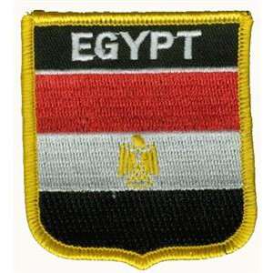 Patch zum Aufbügeln oder Aufnähen : Ägypten - Wappen