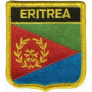 Patch zum Aufbügeln oder Aufnähen : Eritrea - Wappen