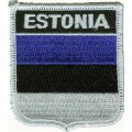 Patch zum Aufbügeln oder Aufnähen : Estland - Wappen