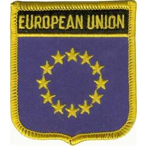 Patch zum Aufbügeln oder Aufnähen : Europa - Wappen