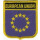 Patch zum Aufbügeln oder Aufnähen Europa - Wappen