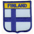 Patch zum Aufbügeln oder Aufnähen : Finnland - Wappen