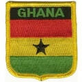 Patch zum Aufbügeln oder Aufnähen Ghana - Wappen