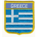 Patch zum Aufbügeln oder Aufnähen : Griechenland - Wappen