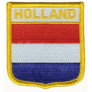 Patch zum Aufbügeln oder Aufnähen : Holland - Wappen